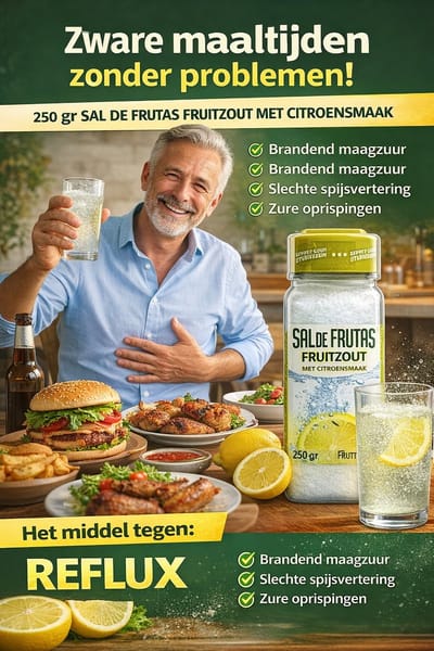 250 GR SAL DE FRUTAS CITROEN SMAAP FRUITZOUT MET CITROENSMAAK, HET MIDDEL TEGEN: BRANDEND MAAGZUUR, BRANDEND MAAGZUUR, SLECHTE SPIJSVERTERING, ZURE OPRISPINGEN. ZWARE MAALTIJDEN ZONDER PROBLEMEN EN REFLUX