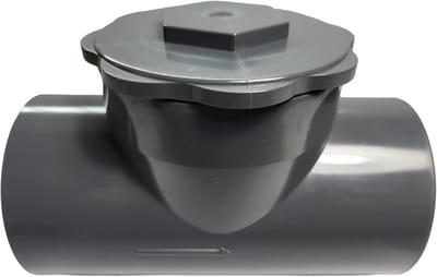 Terugslagklep PVC Ø 63 voor rioolbuizen en drukwatersystemen