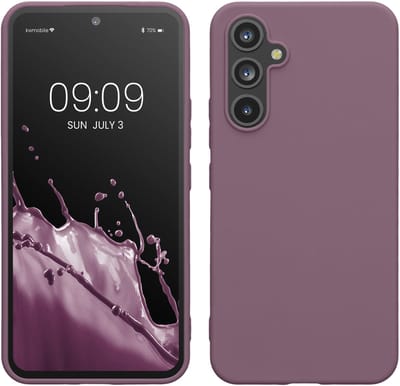 kwmobile telefoonhoesje geschikt voor Samsung Galaxy A54 5G - Hoesje voor smartphone - Back cover in Bleke iris