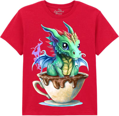 KIDS Draak Chai Dragon The Coloured House KIDS T-shirt XL