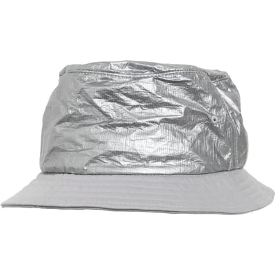 Flexfit - Crinkled Paper Bucket Hat silver one size Bucket hat / Vissershoed - Zilverkleurig