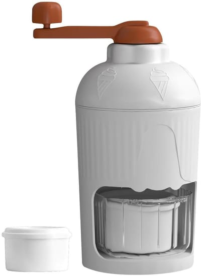 Handmatige IJsmachine - Crushed Ice Maker - Dranken Koelen - Scherpe Frezen - 11 x 21 x 11 cm - Zilver