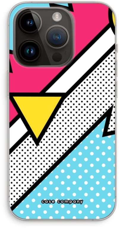 Case Company® - Hoesje geschikt voor iPhone 14 Pro hoesje - Pop Art #3 - Soft Cover Telefoonhoesje - Bescherming aan alle Kanten en Schermrand