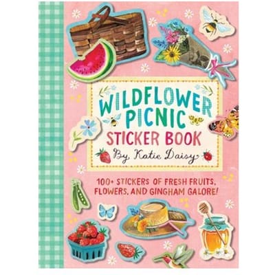 Wildflower Picnic Sticker Book: 100+ Stickers Of Fresh Fruits, Flowers, And Gingham Galore! - Katie Daisy