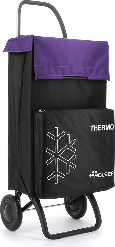 Rolser Boodschappentrolley Thermo Fresh MF 2 Wheels - Zwart/Malva