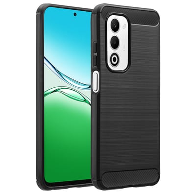 imoshion Hoesje - Geschikt voor Oppo A5 5G - Brushed Backcover - Zwart