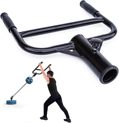 Landmine Handvat - Barbell Bevestiging - Krachttraining Thuis - Heavy Duty Staal - Zoals Getoond - Zwart