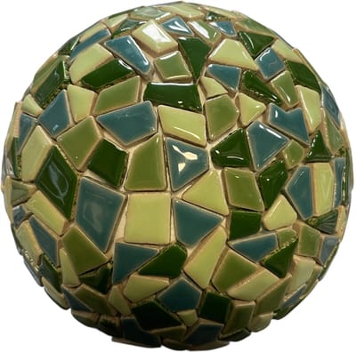 DIY Mozaïek Bol groen - Hobbypakket - Knutselpakket voor volwassenen - doe het zelf pakket - Little Creations