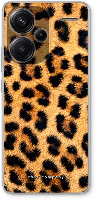 Case Company® - Hoesje geschikt voor Xiaomi Redmi Note 13 Pro plus hoesje - Luipaard - Soft Cover Telefoonhoesje - Bescherming aan alle Kanten en Schermrand