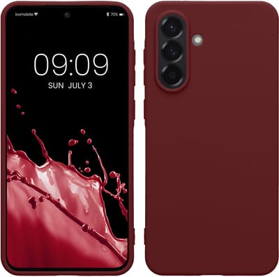 kwmobile telefoonhoesje geschikt voor Samsung Galaxy A36 5G - Hoesje voor smartphone - Back cover in bordeaux-violet