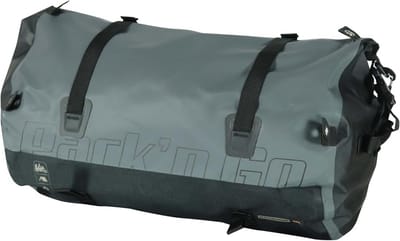 Waterdichte Motortas - Bagagetransport - Motorreizen - Robuuste vrachtwagenzeil constructie - 40 liter - Grijs