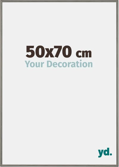 Your Decoration - Fotolijst 50x70 cm - Aluminium - Mercury Structuur - New York