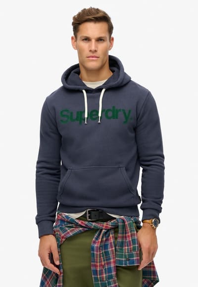 Superdry CLASSIC CORE LOGO HOODIE Heren Trui - Maat 2XL