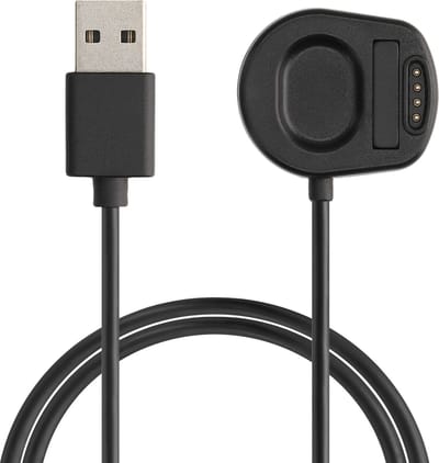 kwmobile USB-oplaadkabel geschikt voor Suunto 7 kabel - Laadkabel voor smartwatch - in zwart