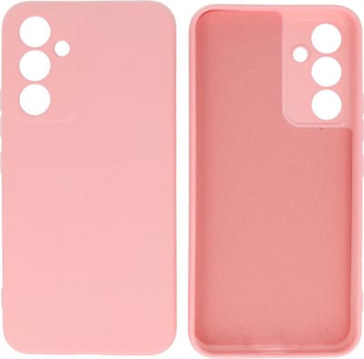 Hoesje Geschikt voor Samsung Galaxy A25 - Fashion Telefoonhoesje Backcover - Siliconen Hoesje - Roze