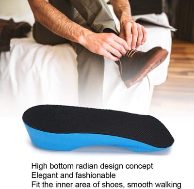 Dailygoods- Inlegzolen Verhoogd - Zweetabsorberend PU-Materiaal - Ademend - Schokabsorberend - Lichtgewicht - Comfortabel en Zacht - Verhogende Inlegzolen