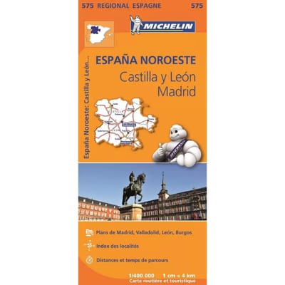 Michelin wegenkaart Regional 575 Spanje noord-west