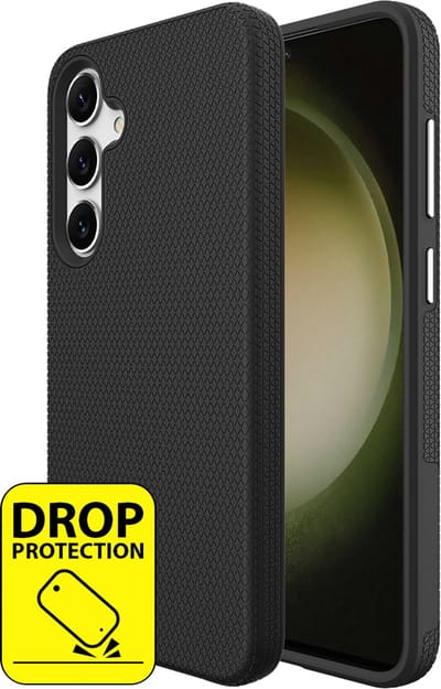 Just in Case hoesje geschikt voor Samsung Galaxy S24 Hoesje - Drop Protection - Armor Case - Zwart