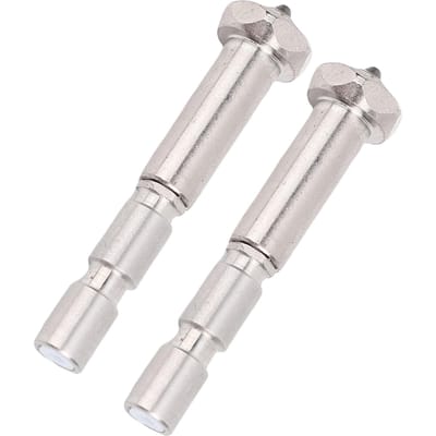 2 pièces Buses intégrées en acier trempé compatibles avec l'imprimante 3D Anycubic Kobra 3 Maximum Tube de gorge en alliage de titane Échange rapide 0,6 mm white