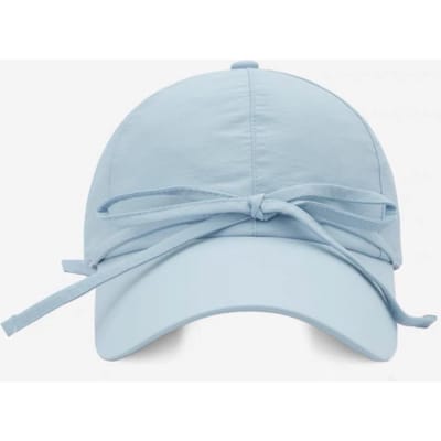 Koreaanse Streamer Zoete Strik Baseballpet voor Dames met Brede Rand Zonbescherming Dunne Ademende Gezicht tonend Kleine Eendje Pet adjustable gray