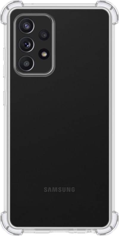 Hoes - Geschikt voor Samsung Galaxy A52s 5G - Sterk & Shockproof - Siliconen Case - Back Cover - Telefoon Hoesje Shock Proof - Transparant