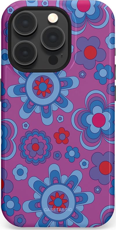Casetastic Hoesje Geschikt voor Apple iPhone 15 Pro Magsafe - Stijlvolle Beschermende Duo-layer Case - Retro relax