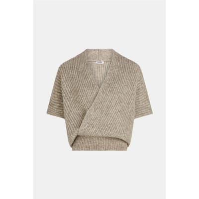 Penn & Ink W26c396 60m penn en ink jumper brown mel.