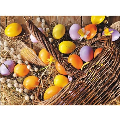 5D bricolage diamant broderie joyeuses pâques à vous diamant peinture point de croix 20X30CM black