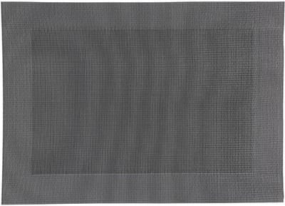 Secret de Gourmet diner placemat Texaline - zwart - 50 x 35 cm - Onderleggers