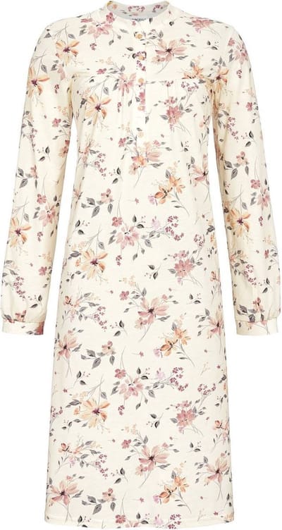 Ringella – Flower Power – Nachtkleed – 4511044 – Apricot – Maat 50