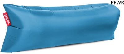 RFWR® Opblaasbare Luchtbank - Comfortabele Lounge Zitzak voor Binnen en Buiten - Voor Volwassenen en Kinderen - 200 x 90 x 50 cm - Geen Pomp Nodig - Sky Blue