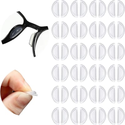 Neuspads voor bril - comfortabel en antislip - set van 12 - 3,5 mm dikte