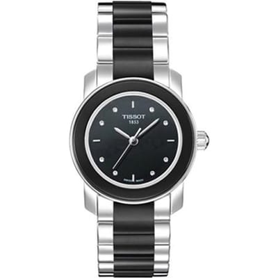 TISSOT Dameshorloge T LADY T064.210.22.056.00 Black Dial black