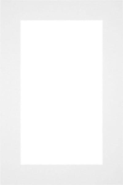 Passe-Partout Fotomaat 20x35 cm - Lijstmaat 30x45 cm - Wit - Museumkarton - Fotolijst niet inbegrepen