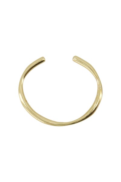 Zusss Armband Bangle Chunky Plated Brass Gold
