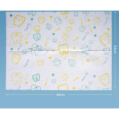 30 Pièces Tablier Dentaire Jetable Imperméable Beauté Tatouage Lingettes Nettoyantes Bibs Dentiste Patient Serviettes Médicales