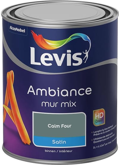 Levis - Ambiance Mur Satin Mix - Calm Four - Mengverf - 1 L