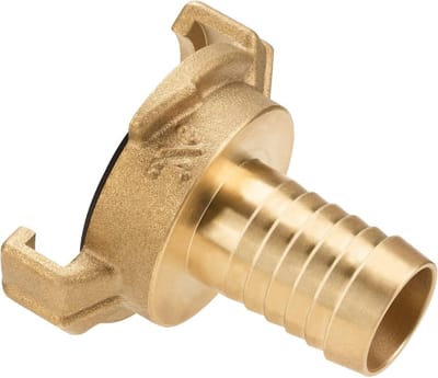 Snelle koppeling met 3/4" uitloop (19 mm) slangkoppeling van messing - ideaal voor tuin en irrigatie