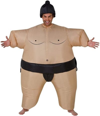 Opblaasbaar Sumo Worstelaar Verkleedpak voor Feestjes en Evenementen