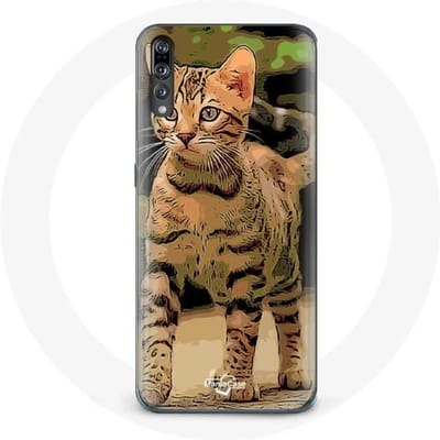 Coque pour Huawei P20 Bengal Race de chats dessin Animé