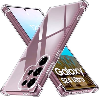 AziLine Shockproof Case Geschikt voor Samsung Galaxy S24 Ultra - Schokbestendig Bescherming Hoesje geschikt voor Galaxy S24 Ultra - Premium Anti Shock Backcover Hoesje
