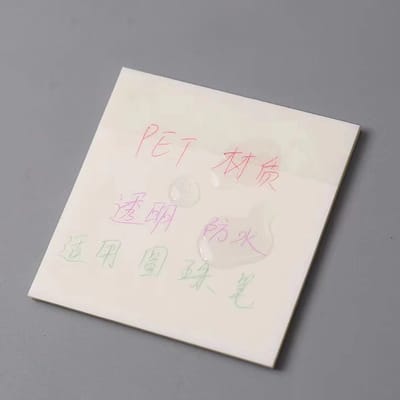 Sticky Notes Transparant - Memoblok met 50 Memoblaadjes - Zelfklevend - Waterbestendig - Herbruikbaar
