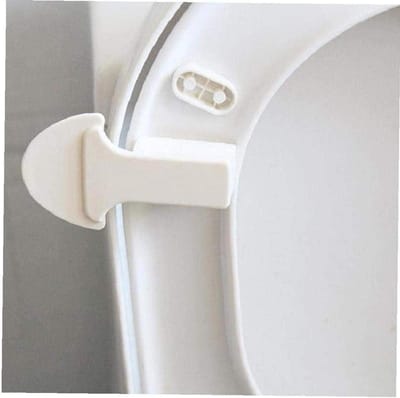 Toiletbril handvat - Deksel lifter - Hygiënisch werken - Eenvoudige installatie - 10 cm lang - Wit