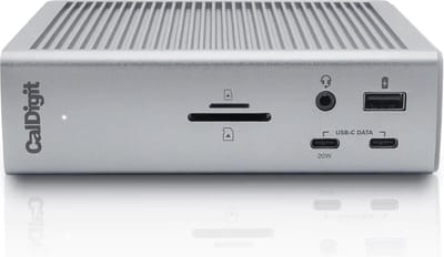 CalDigit TS4 - Thunderbolt Station 4 (EU) SPACE GREY with 0.7m Thunderbolt 4 Cable