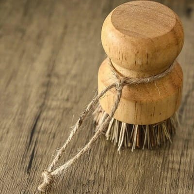 Keukenafwasborstel Houten handvat en sisal kokosnoot Multifunctionele schoonmaaktool keukenborstel