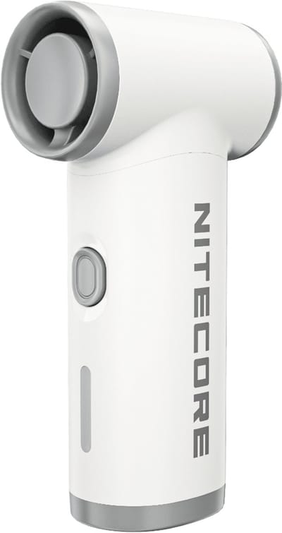 Nitecore NEF Nano Ventilator Oplaadbaar Frost White