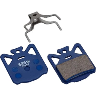 BBB Cycling DiscStop HP Schijfremblokken - Cross Country Fiets Remblokken Campagnolo Schijfremmen - Hoogwaardige Remmen met Verbeterde Remcontrole - Blauw - BBS-79