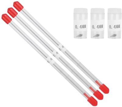 Dailygoods - Airbrush Naald en Mondstuk Set Roestvrij Staal voor Spuitpistolen