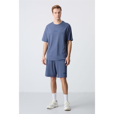 Heren Oversized T-Shirt en Short Set
