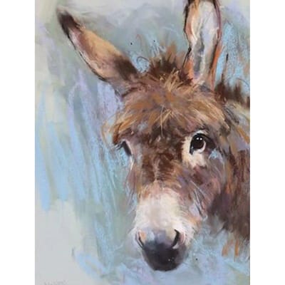 5D DIY Diamond Painting Kit volledige boor ronde foto's diamant borduurwerk dier verkoop diamantmozaïek 20X30CM gray
